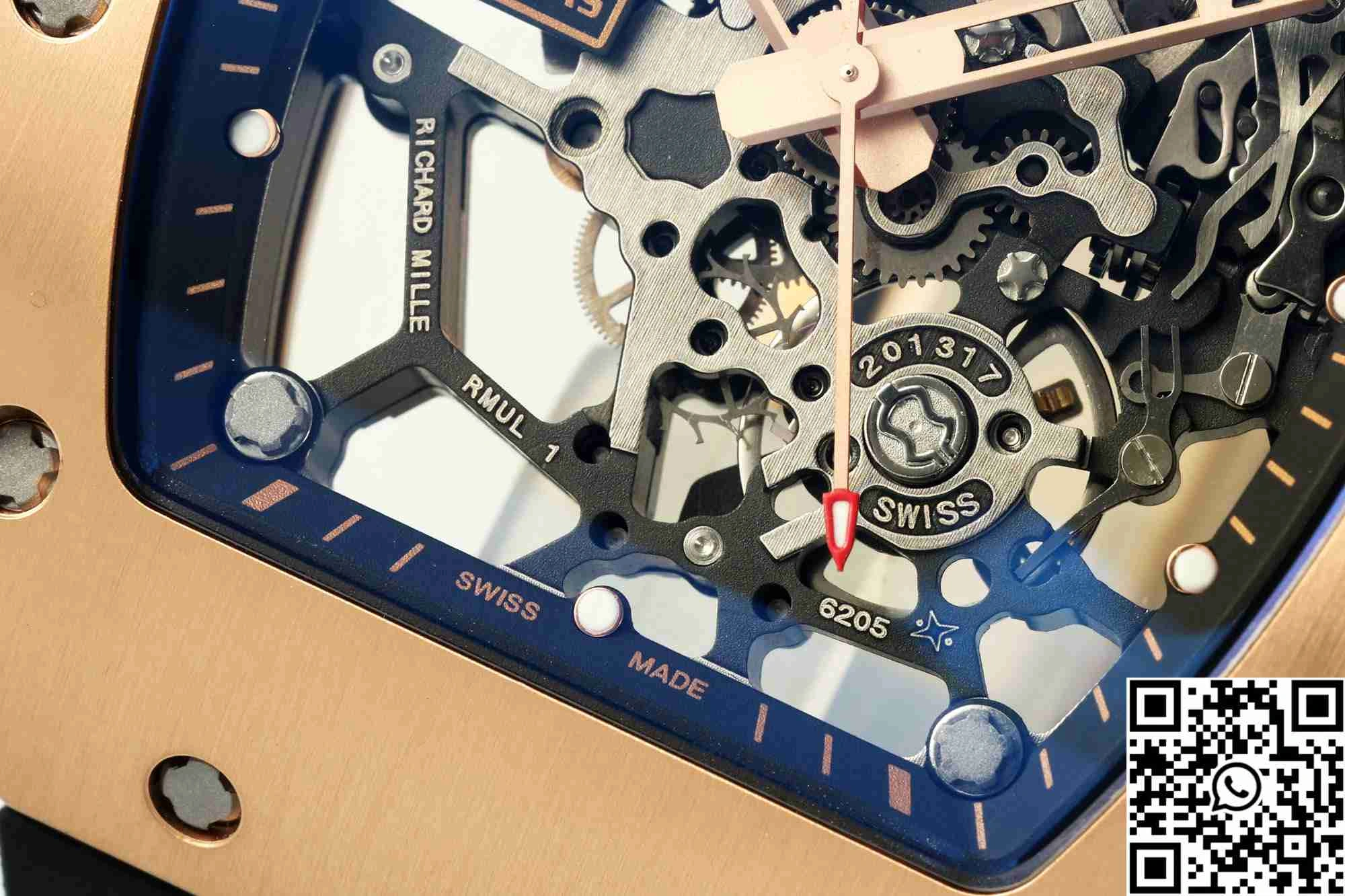 SportInspired Richard Mille RM-035 Sonic Factory Gold Case Black Band 2360