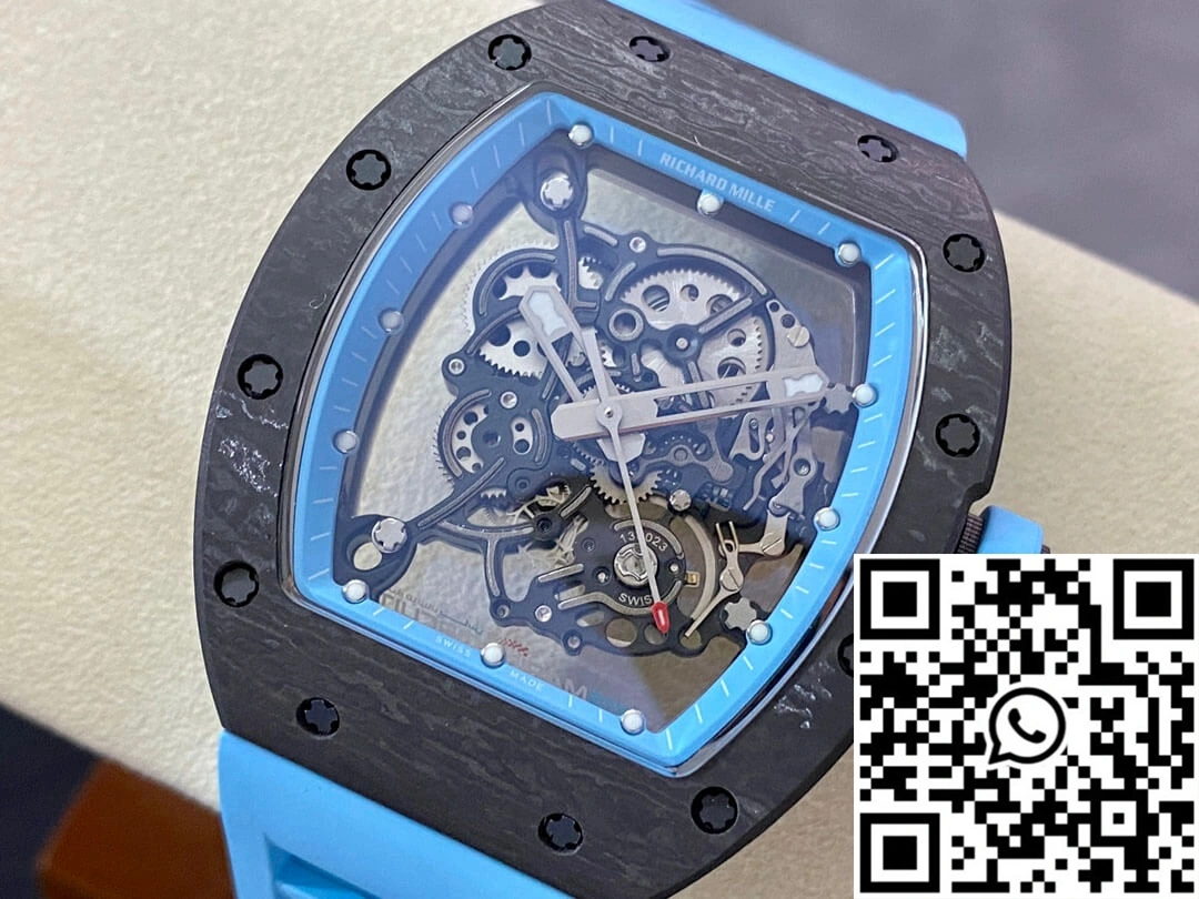 Richard Mille RM-055 BBR Factory Black Carbon Fiber Practical 2440