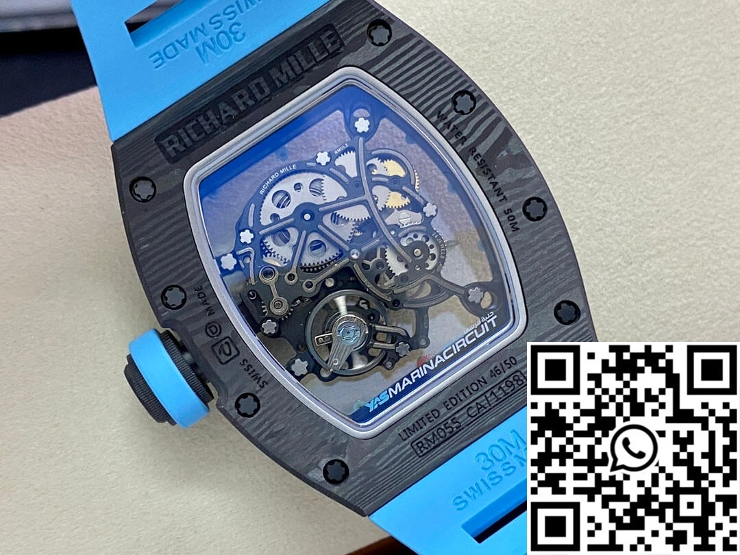 Richard Mille RM-055 BBR Factory Black Carbon Fiber Practical 2440