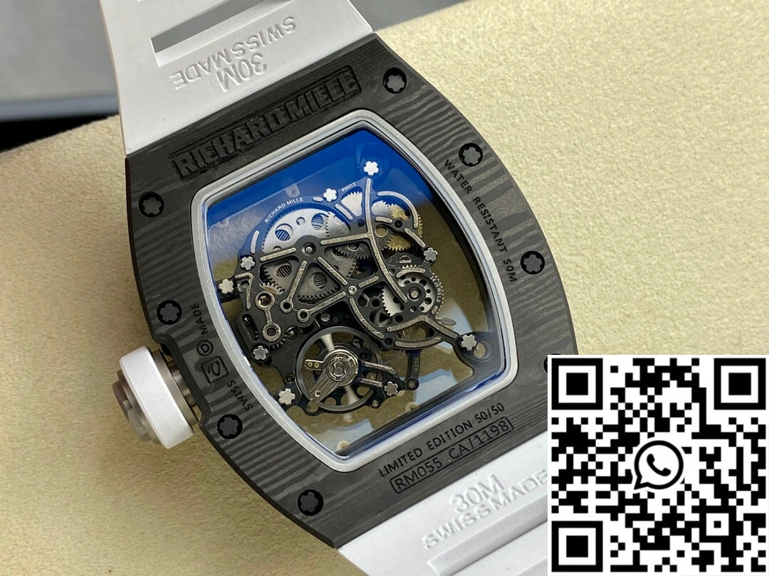 Versatile Richard Mille RM-055 BBR Factory Carbon Fiber Dial 2396
