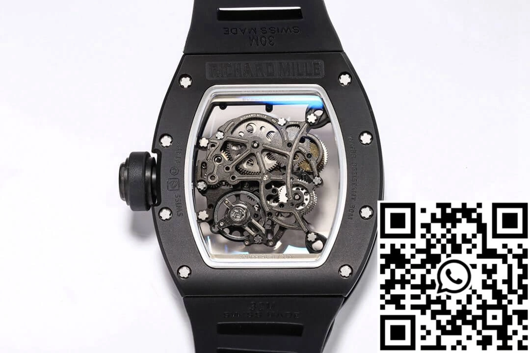 SmartChoice Richard Mille RM-055 BBR Factory V2 Black Ceramic 2409