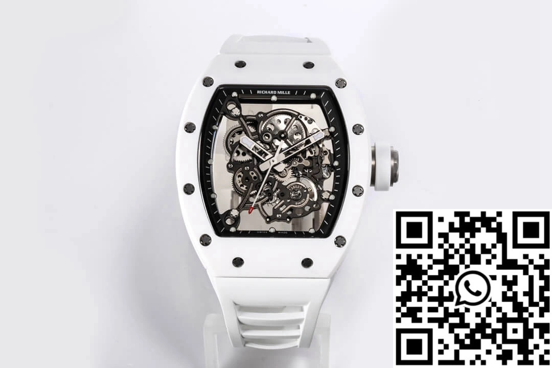 Richard Mille RM-055 BBR Factory V2 White Ceramic EasyMatch 2419