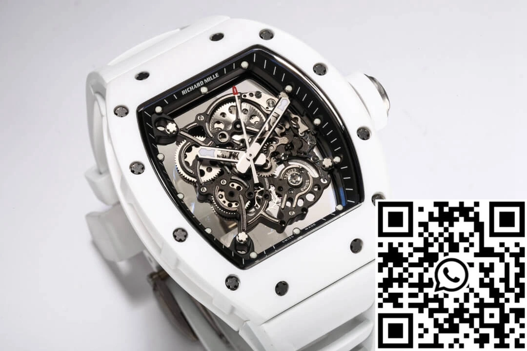 Richard Mille RM-055 BBR Factory V2 White Ceramic EasyMatch 2419