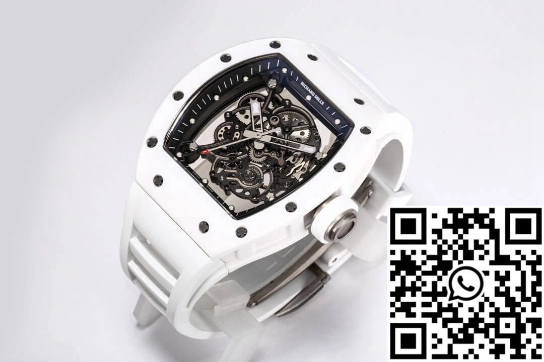 Richard Mille RM-055 BBR Factory V2 White Ceramic EasyMatch 2419