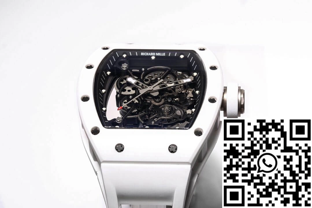Richard Mille RM-055 BBR Factory V2 White Ceramic EasyMatch 2419