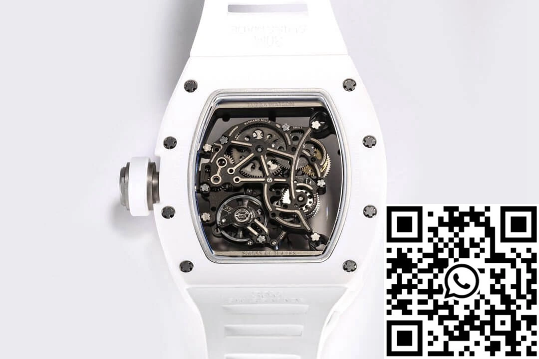 Richard Mille RM-055 BBR Factory V2 White Ceramic EasyMatch 2419