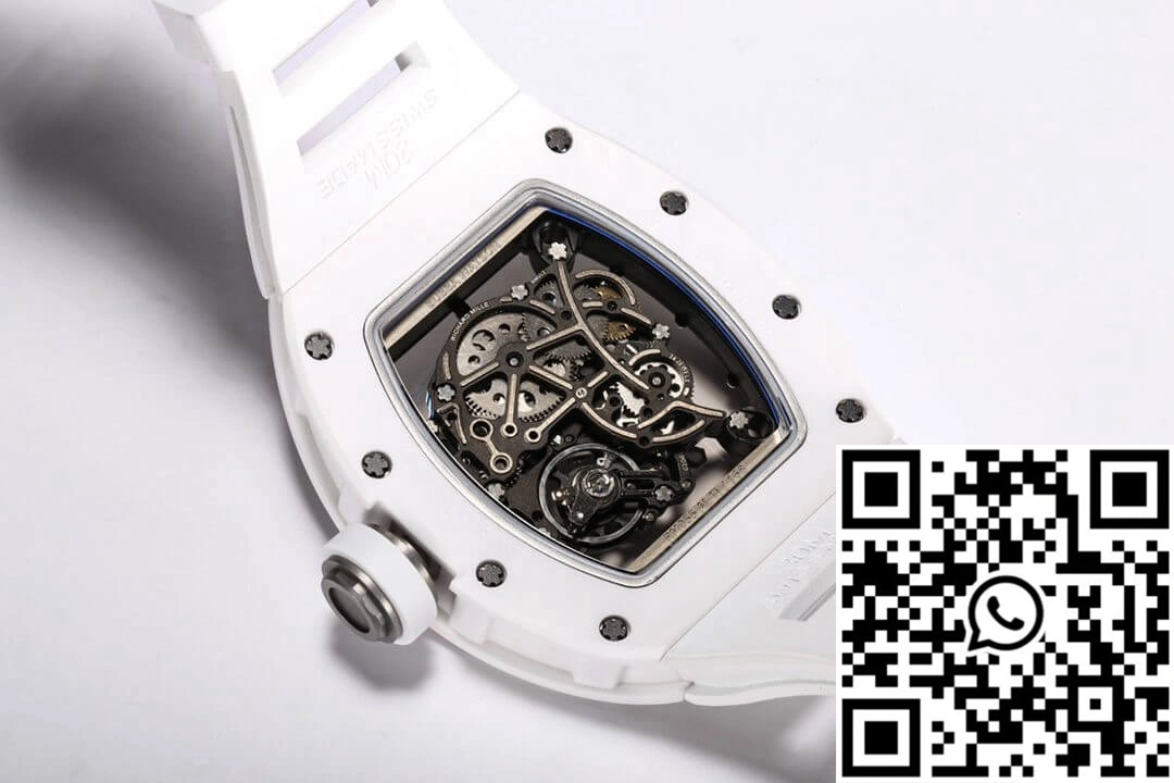 Richard Mille RM-055 BBR Factory V2 White Ceramic EasyMatch 2419