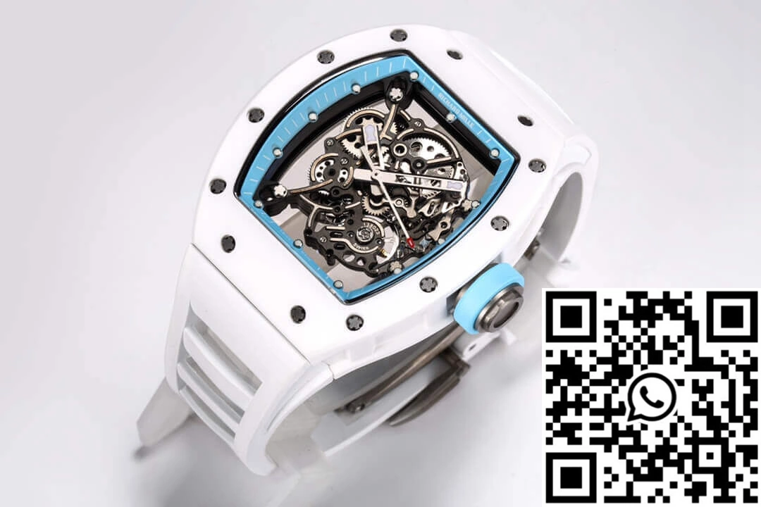 WellDesigned Richard Mille RM-055 BBR Factory White Ceramic Case 2411