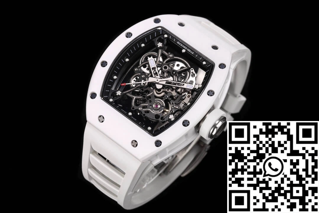 Colorful Richard Mille RM-055 BBR Factory White Ceramic 2424