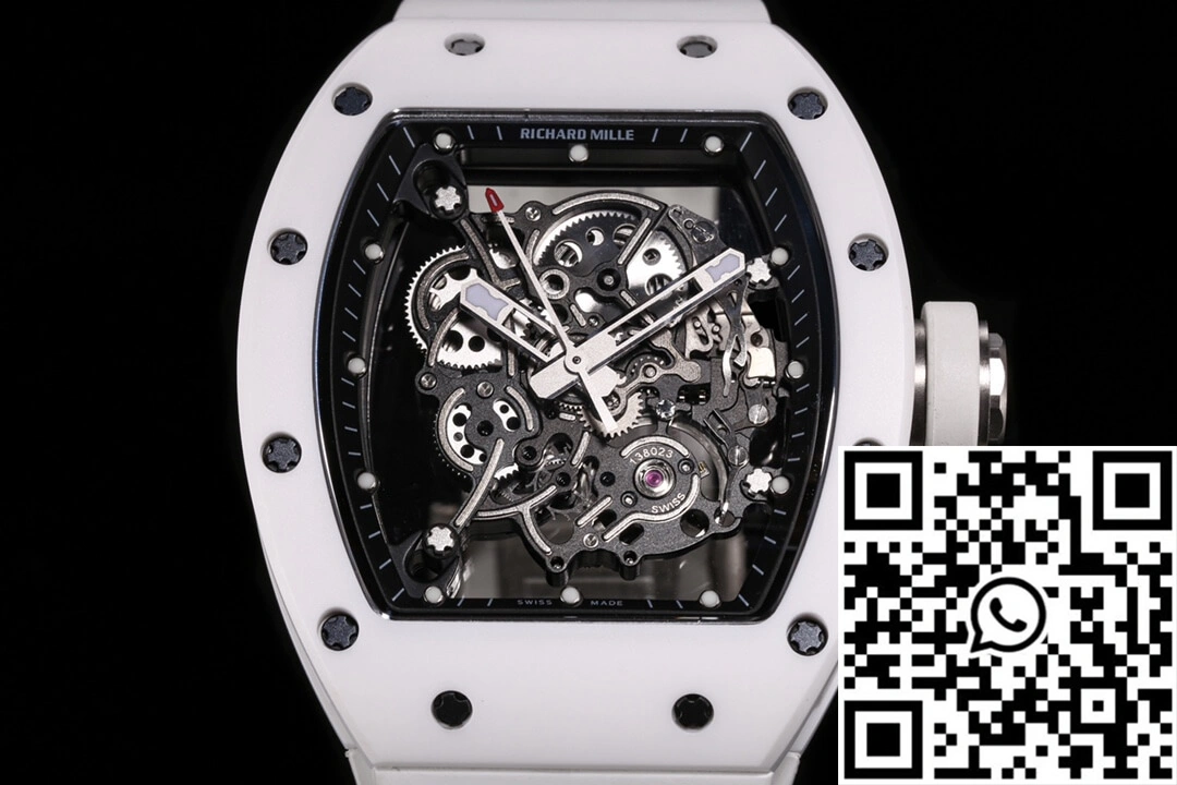 Colorful Richard Mille RM-055 BBR Factory White Ceramic 2424