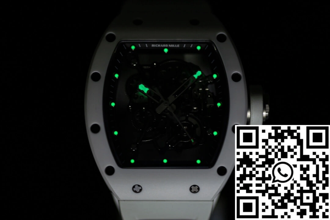 Colorful Richard Mille RM-055 BBR Factory White Ceramic 2424