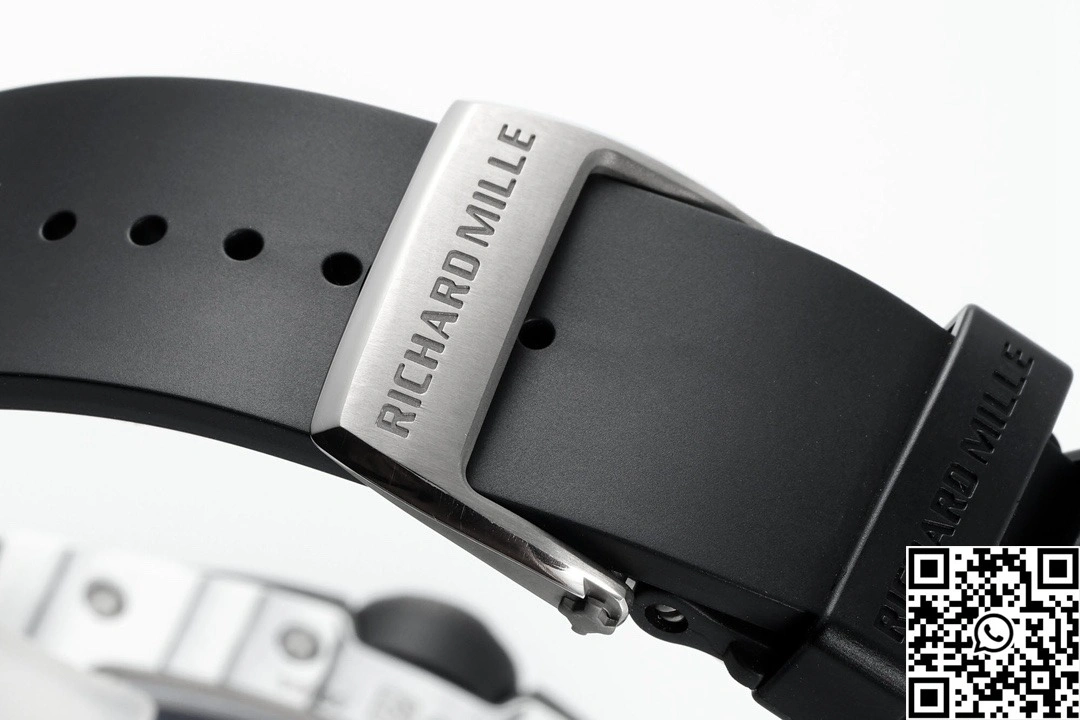 Richard Mille RM-061 ZF Factory NTPT Carbon Fiber White Case Black Band Cozy 2436