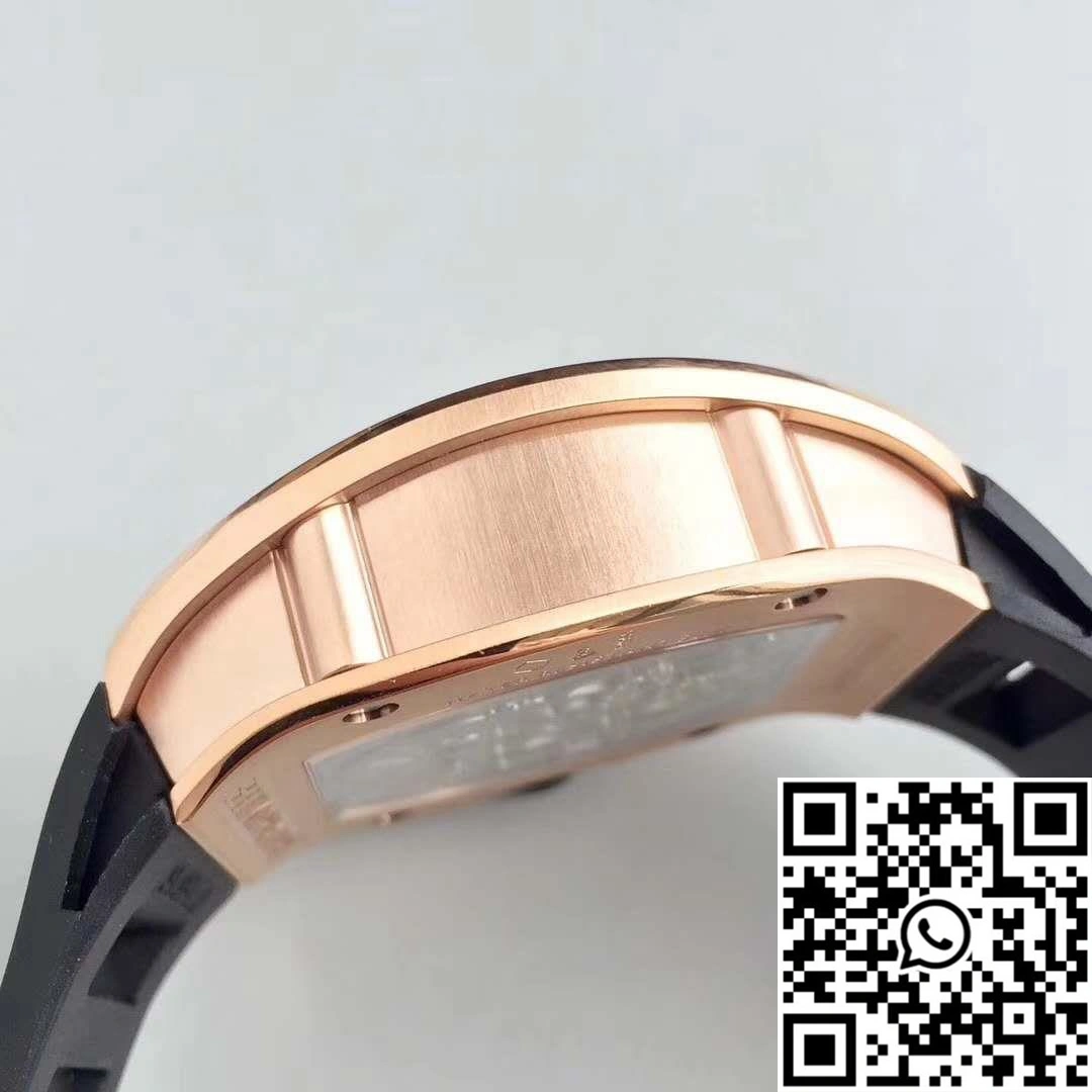 Richard Mille RM001 Rose Gold Tourbillon JB Factory Black Dial Soft 2305