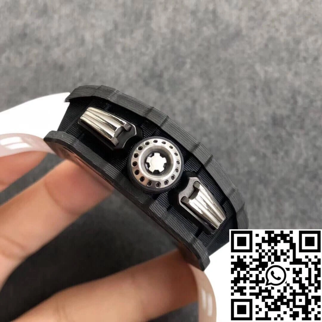 Richard Mille RM011-03 KV Factory Carbon Fiber White Strap Durable 2312