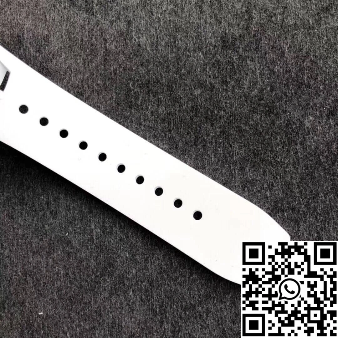 Richard Mille RM011-03 KV Factory Carbon Fiber White Strap Durable 2312