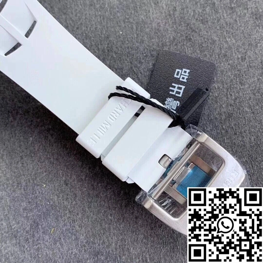 Bright Richard Mille RM011-03 KV Factory Ceramic White Strap 2308