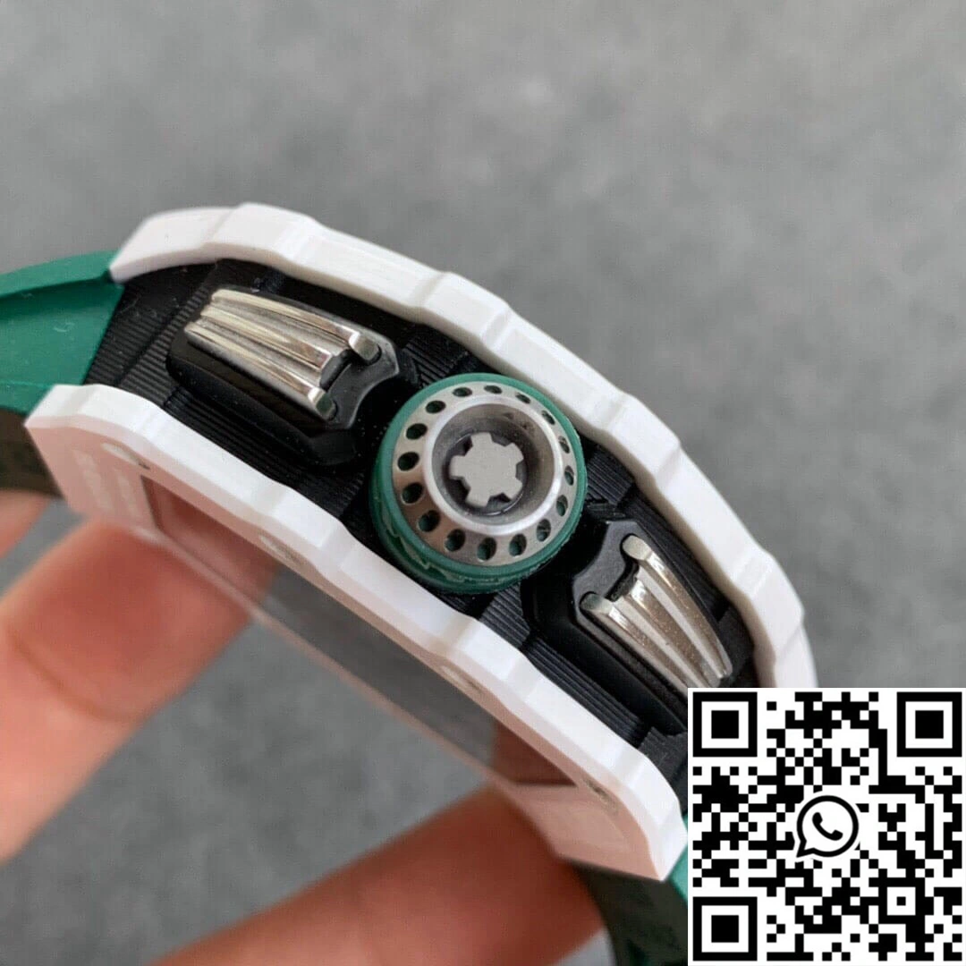 Comfortable Richard Mille RM011-03 KV Factory White Ceramic Skeleton Dial 2311