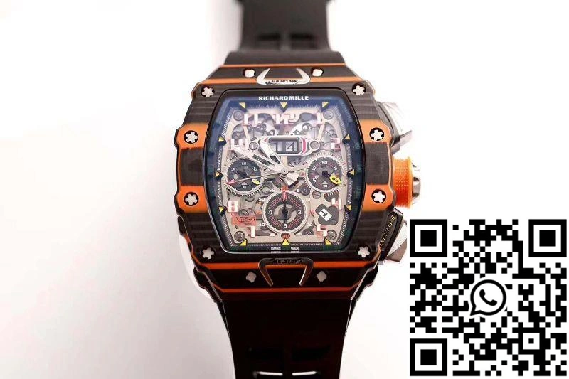 Richard Mille RM011-03 McLaren Automatic Flyback Chronograph KV Factory Skeleton Dial OnTrend 2327