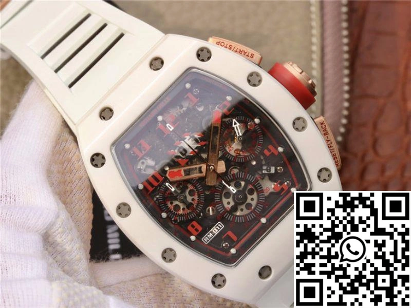 Richard Mille RM011 Felipe Massa Flyback Dubai Chronograph KV Factory Crystal Dial QuickDry 2331