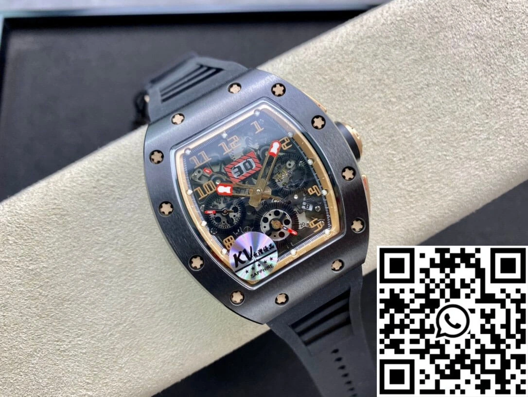 Richard Mille RM011 KV Factory Black Ceramic Skeleton Dial AllSeason 2313