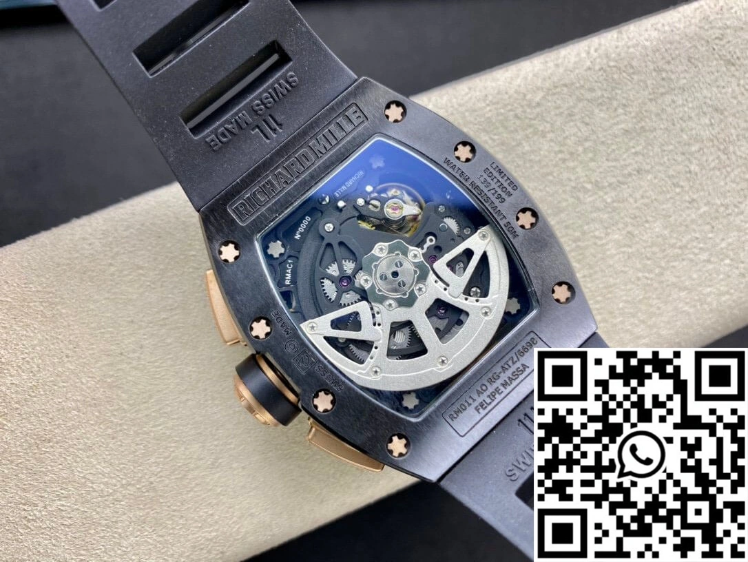 Richard Mille RM011 KV Factory Black Ceramic Skeleton Dial AllSeason 2313
