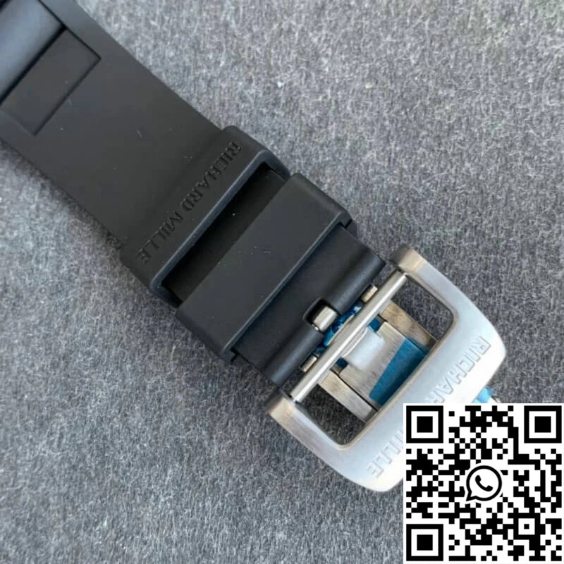 Richard Mille RM011 KV Factory Black Rubber Strap WeatherProof 2328