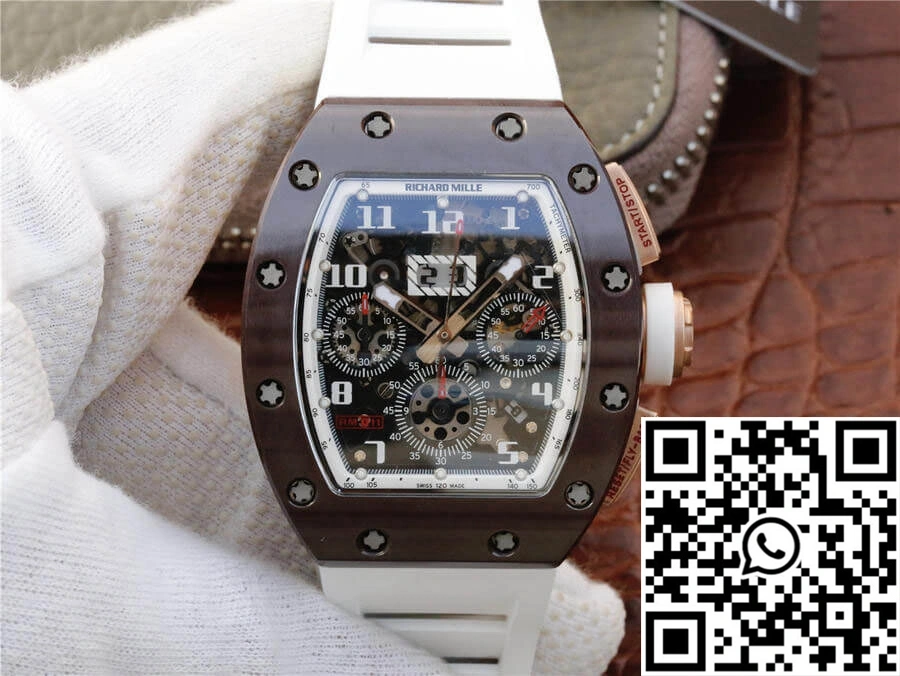 Durable Richard Mille RM011 KV Factory Brown Ceramic Case 2325