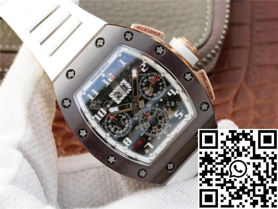 Durable Richard Mille RM011 KV Factory Brown Ceramic Case 2325