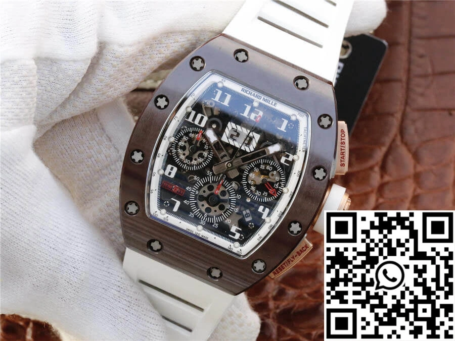 Durable Richard Mille RM011 KV Factory Brown Ceramic Case 2325