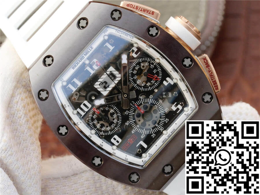 Durable Richard Mille RM011 KV Factory Brown Ceramic Case 2325