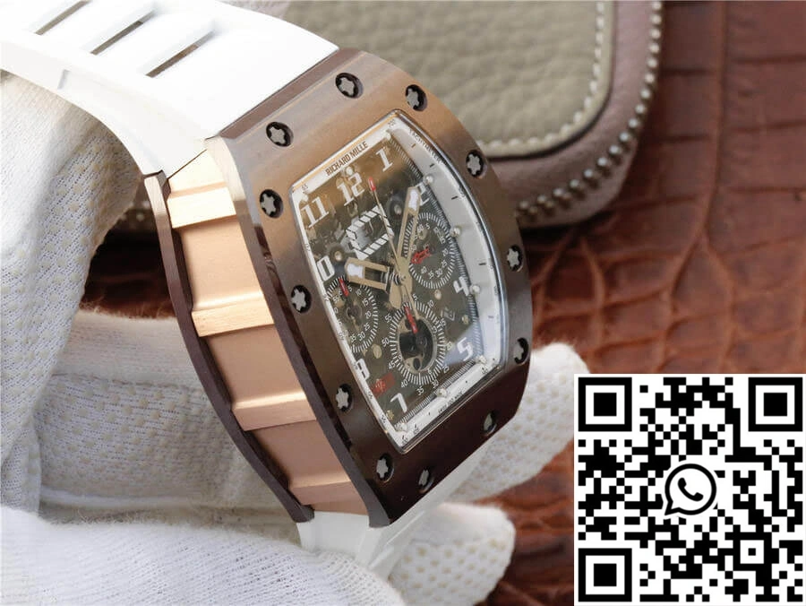 Durable Richard Mille RM011 KV Factory Brown Ceramic Case 2325