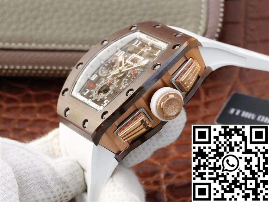 Durable Richard Mille RM011 KV Factory Brown Ceramic Case 2325