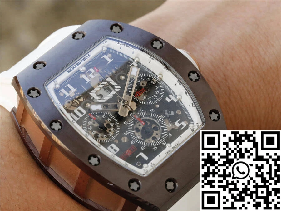 Durable Richard Mille RM011 KV Factory Brown Ceramic Case 2325
