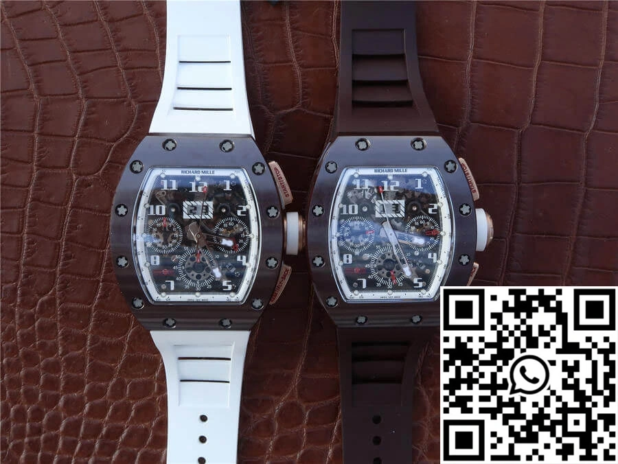 Durable Richard Mille RM011 KV Factory Brown Ceramic Case 2325