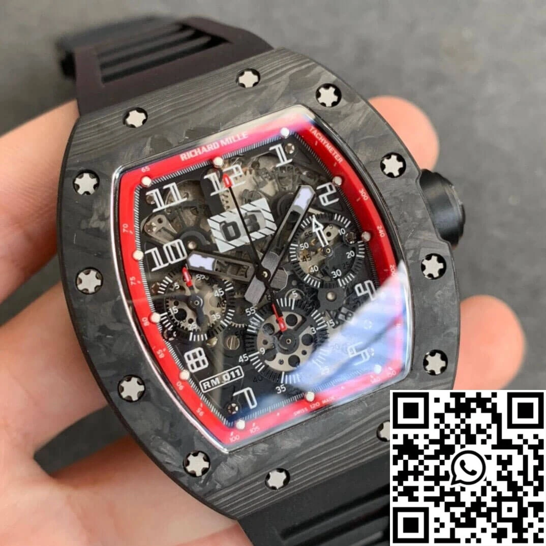 Richard Mille RM011 KV Factory Carbon Fiber Skeleton Dial FashionForward 2330