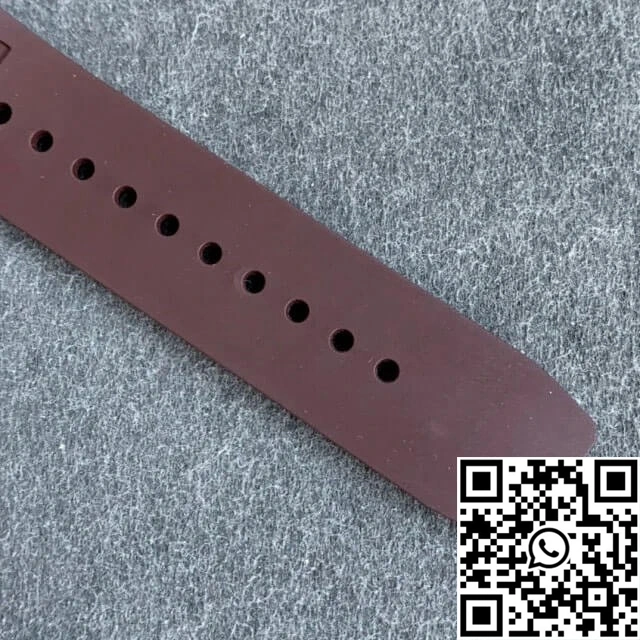 Richard Mille RM011 KV Factory Rose Gold Brown Rubber Strap RelaxedFit 2319