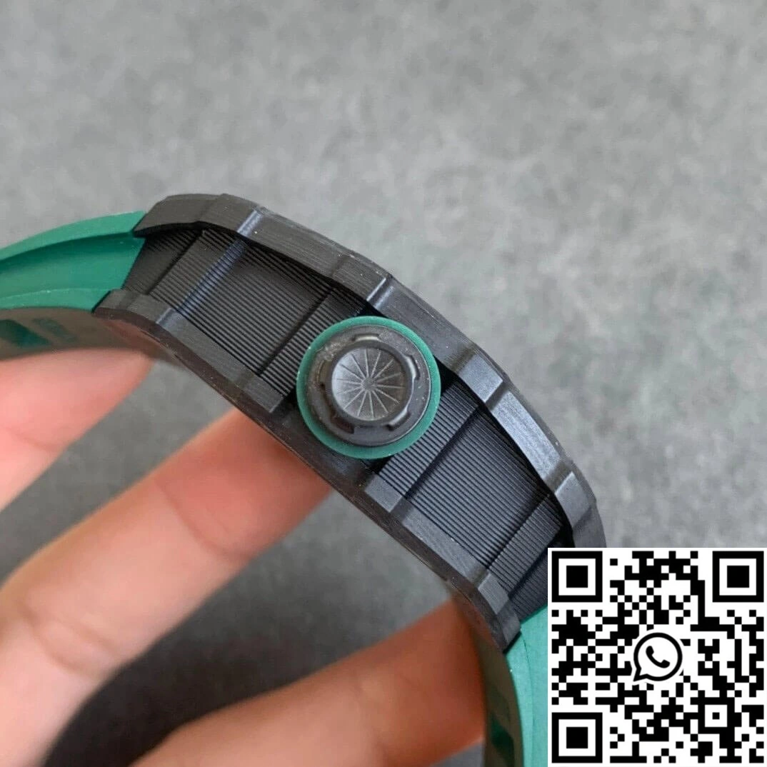 Richard Mille RM035-02 KV Factory V3 Carbon Fiber Green Strap Upgraded 2494