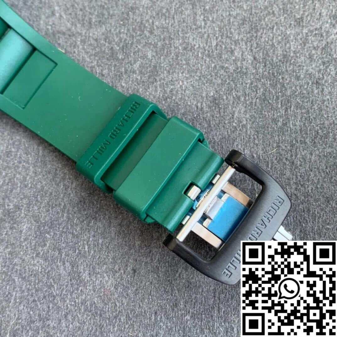 Richard Mille RM035-02 KV Factory V3 Carbon Fiber Green Strap Upgraded 2494