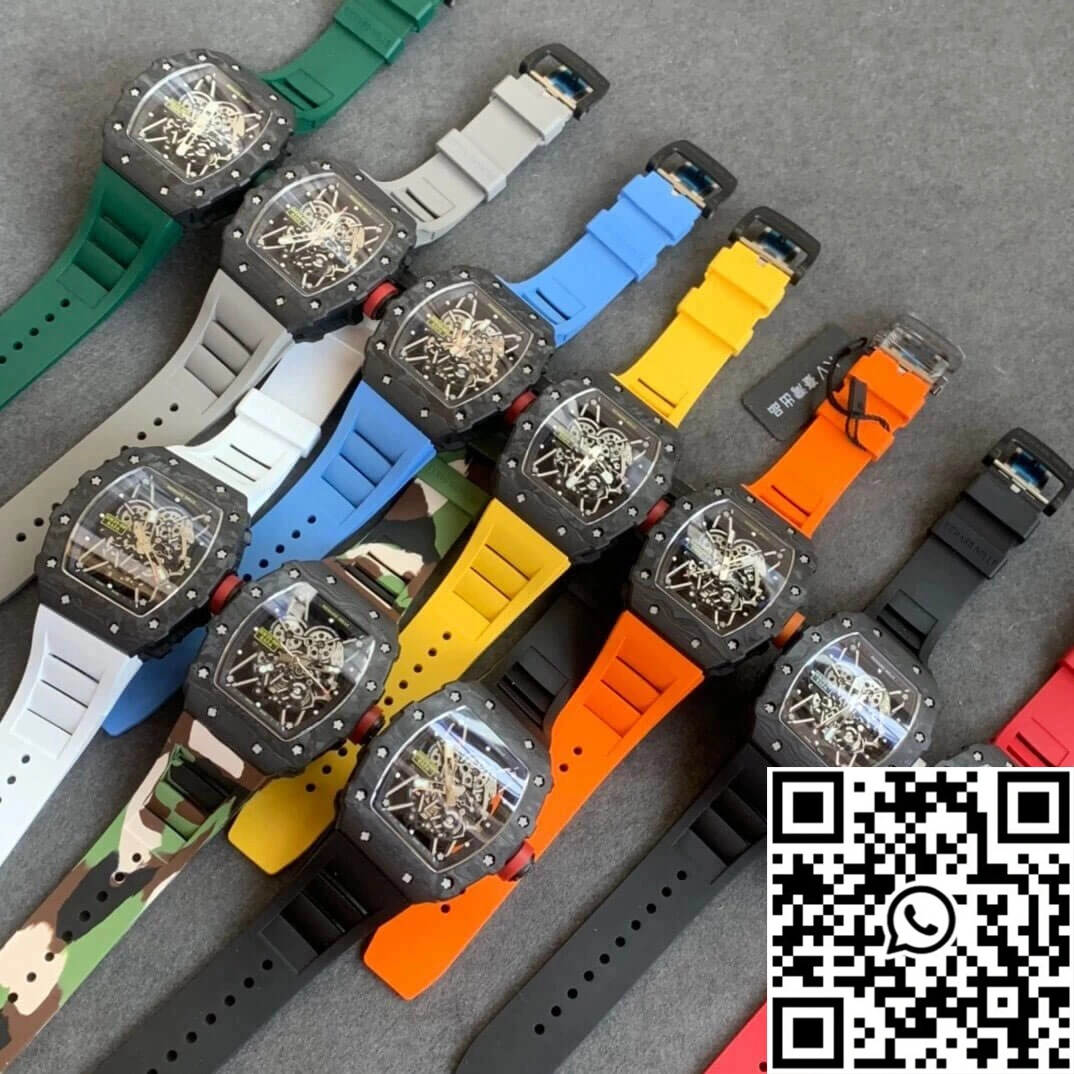 Richard Mille RM035-02 KV Factory V3 Carbon Fiber Green Strap Upgraded 2494