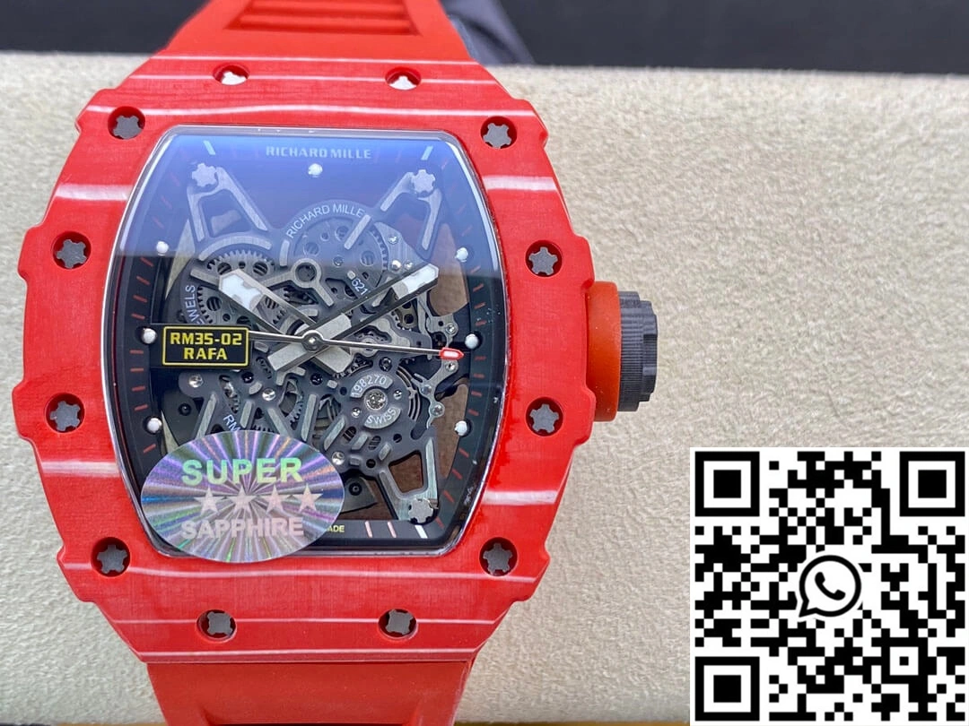Richard Mille RM035-02 RM Factory Red Carbon Fiber Case Effortless 2375