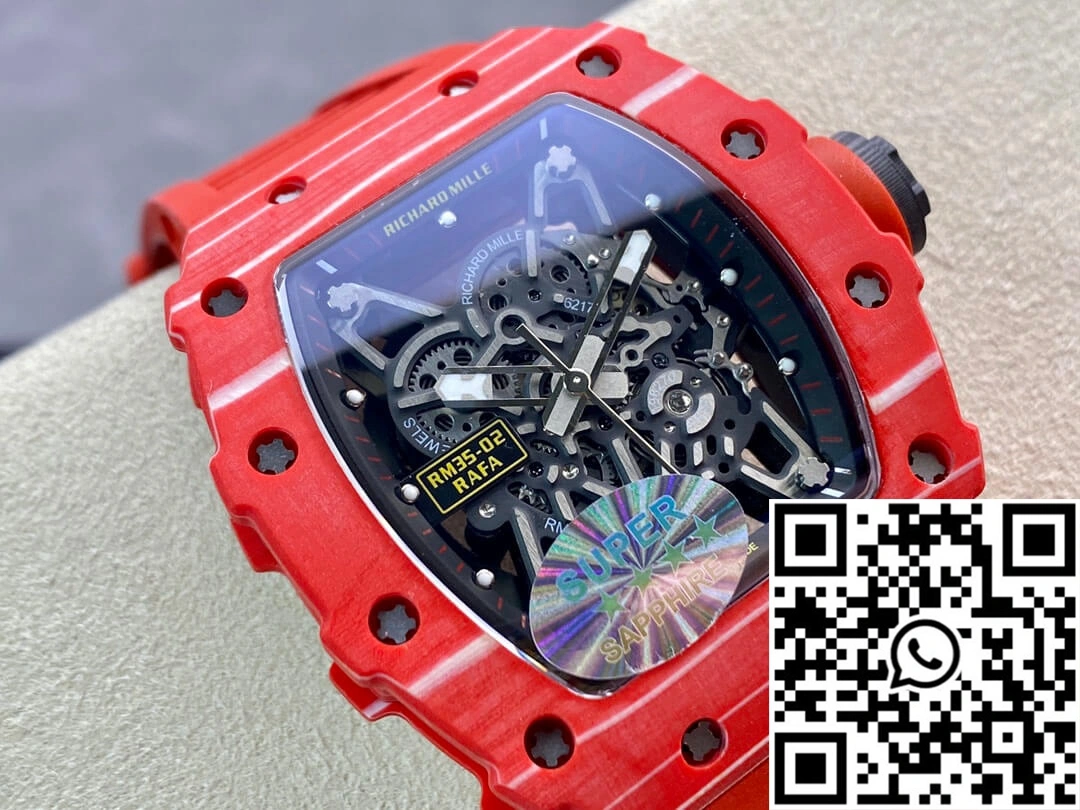 Richard Mille RM035-02 RM Factory Red Carbon Fiber Case Effortless 2375