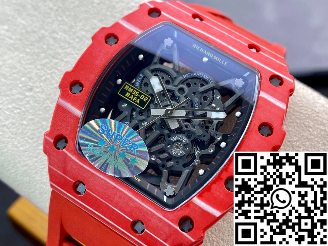 Richard Mille RM035-02 RM Factory Red Carbon Fiber Case Effortless 2375