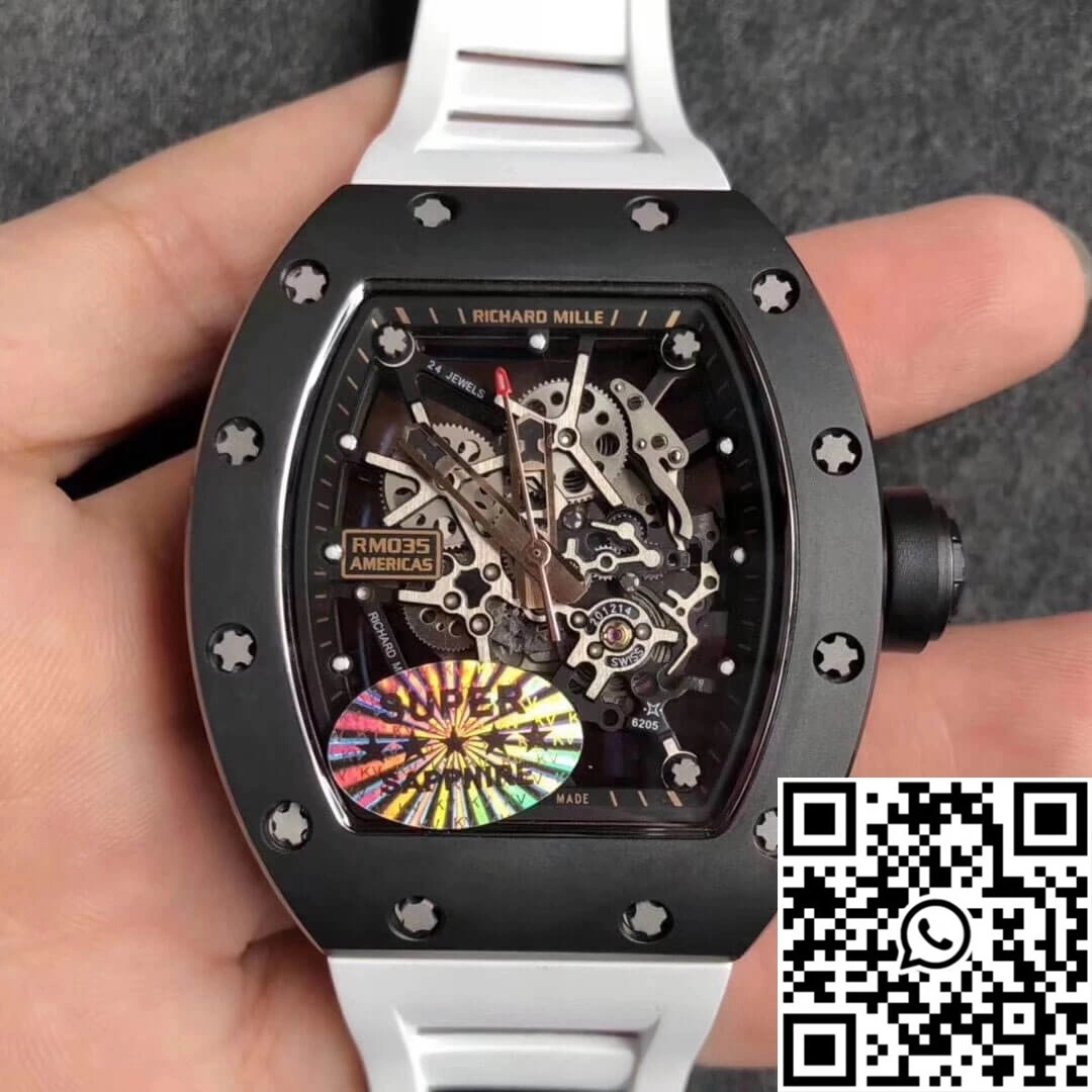 FastDry Richard Mille RM035 Americas KV Factory Black Ceramic 2372