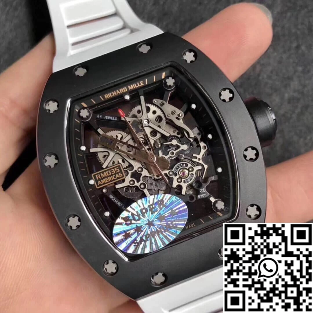 FastDry Richard Mille RM035 Americas KV Factory Black Ceramic 2372