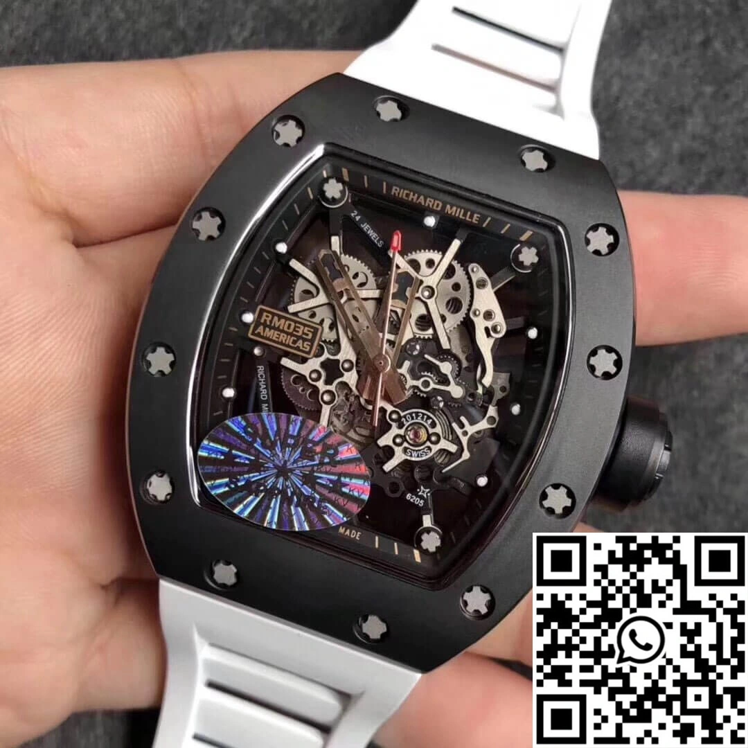 FastDry Richard Mille RM035 Americas KV Factory Black Ceramic 2372