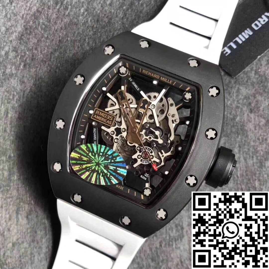 FastDry Richard Mille RM035 Americas KV Factory Black Ceramic 2372