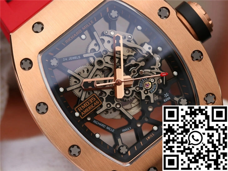 Cozy Richard Mille RM035 Americas KV Factory Rose Gold 2366