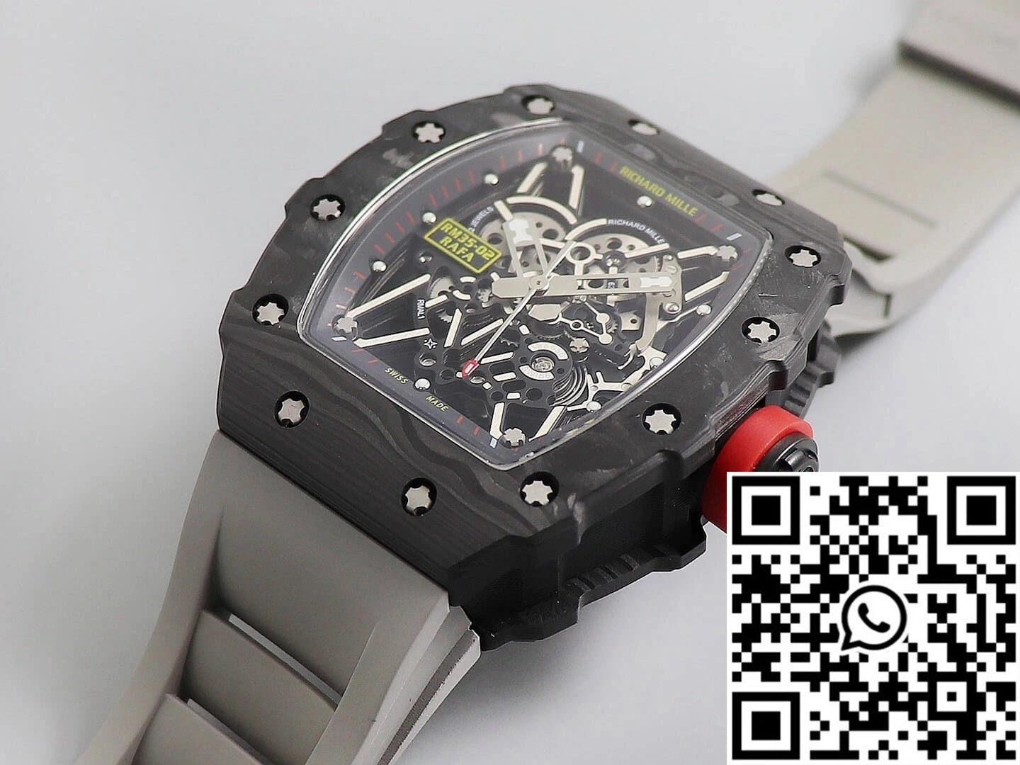 Richard Mille RM035 KV Factory V3 Carbon Fiber Skeleton Dial Original 2371