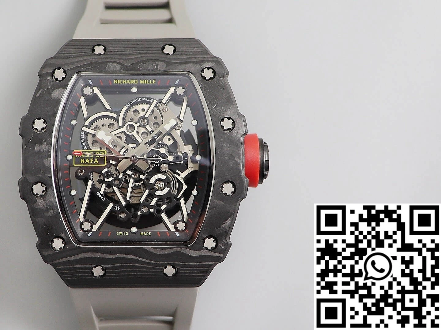 Richard Mille RM035 KV Factory V3 Carbon Fiber Skeleton Dial Original 2371