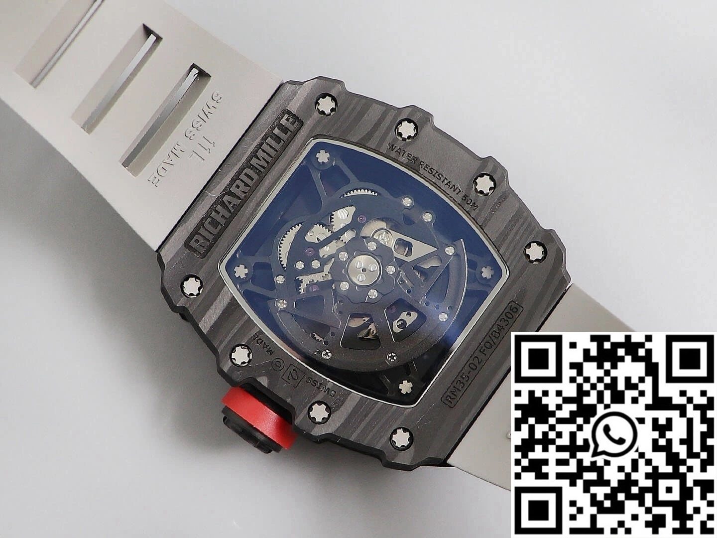 Richard Mille RM035 KV Factory V3 Carbon Fiber Skeleton Dial Original 2371